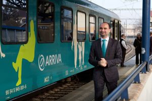Daniel Adamka, šéf skupiny Arriva Transport Česká republika. Pramen: Arriva
