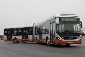 Hybridní autobus Volvo 7900 LAH.
Autor: Ondřej Volf (DPP)