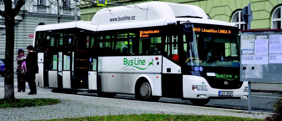 Městskou autobusovou dopravu v Litoměřicích zajišťovala společnost BusLine, později TD Bus. Foto: MěÚ Litoměřice