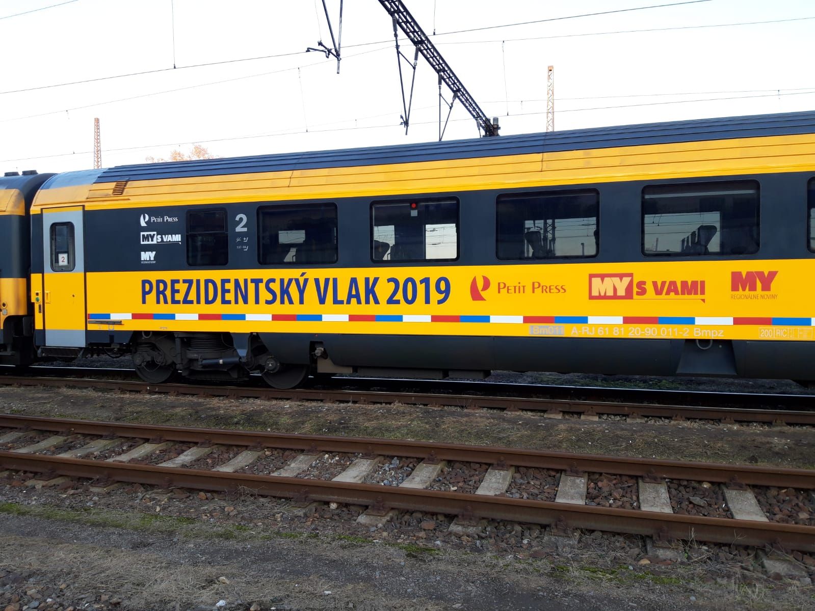 Prezidentský vlak RegioJetu. Pramen: RegioJet