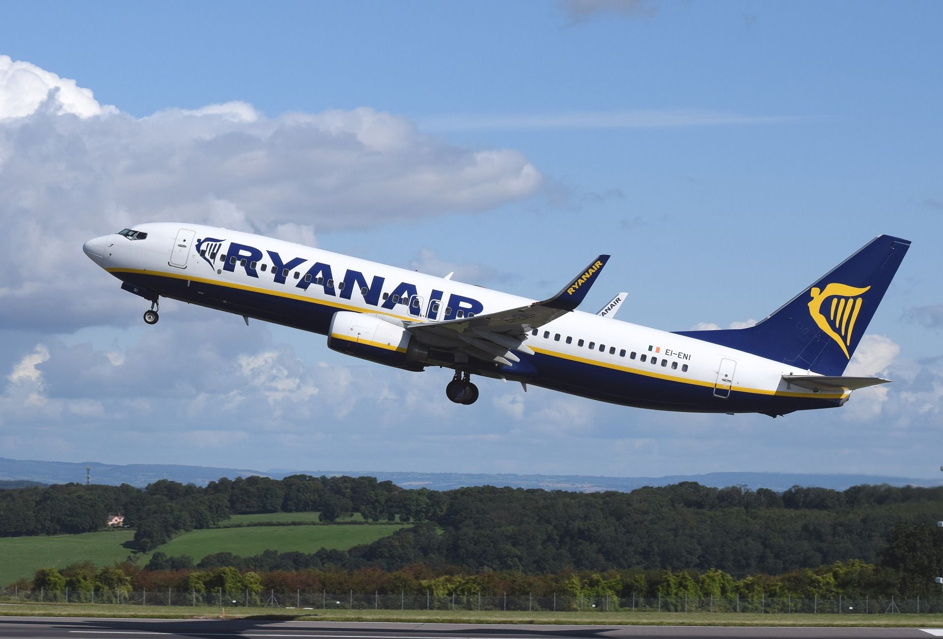 Boeing 737-800 společnosti Ryanair. Foto: skeeze/Pixabay.com
