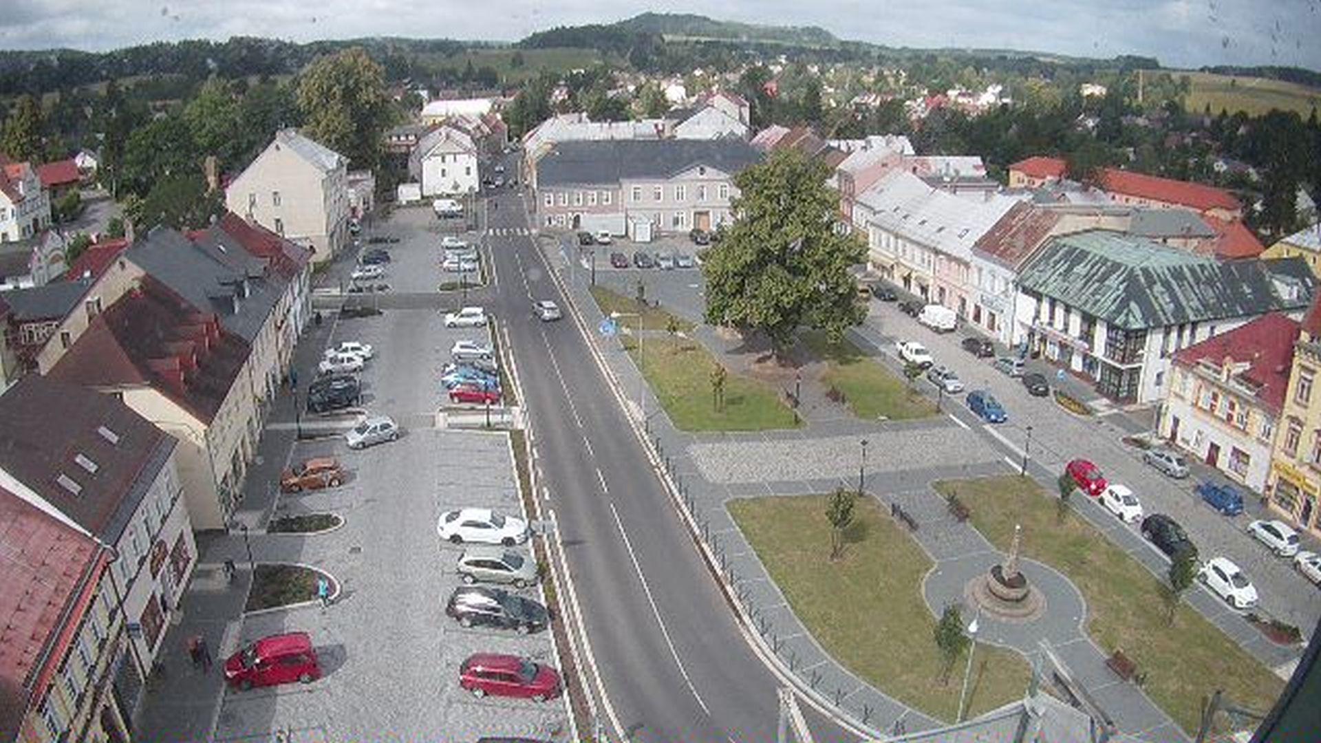 Pohled na náměstí ve Šluknově. Foto: www.mesto-sluknov.cz