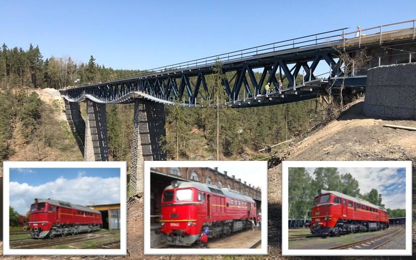 Nový most přes nádrž Hracholusky otestují sergeje. Pramen: FB SŽDC