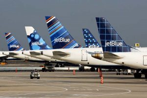 Letadla JetBlue v NewYorku. Foto: JetBlue