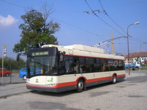 Trolejbus Škoda Solaris 26Tr v Jihlavě. Foto: DPMJ