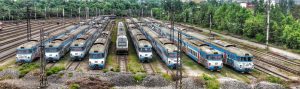 Odstavené jednotky na ONJ v Praze v roce 2016. Foto: Jan Sůra