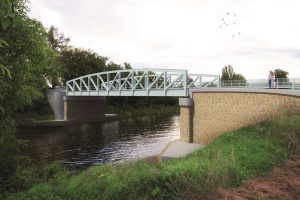 Nový most na silnici III. třídy, Vrbno, vizualizace.
Pramen: ŘVC