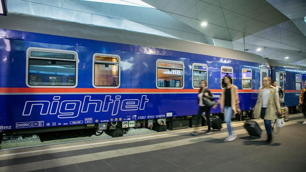 Nighjet ve Vídni. Foto: ÖBB