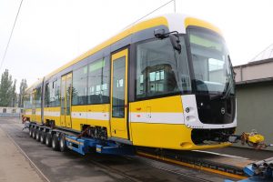 Nová tramvaj EVO 2 pro provoz v Plzni. Foto: Plzeňské městské dopravní podniky
