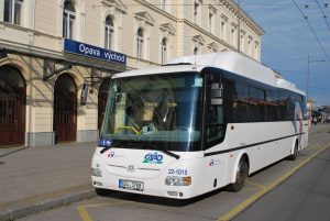Autobusy ČSAD Vsetín pro Opavsko jsou od výrobce SOR. Pramen: ČSAD Vsetín