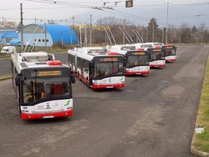 Trolejbusy MHD Ústí nad Labem. Pramen: DPMÚL