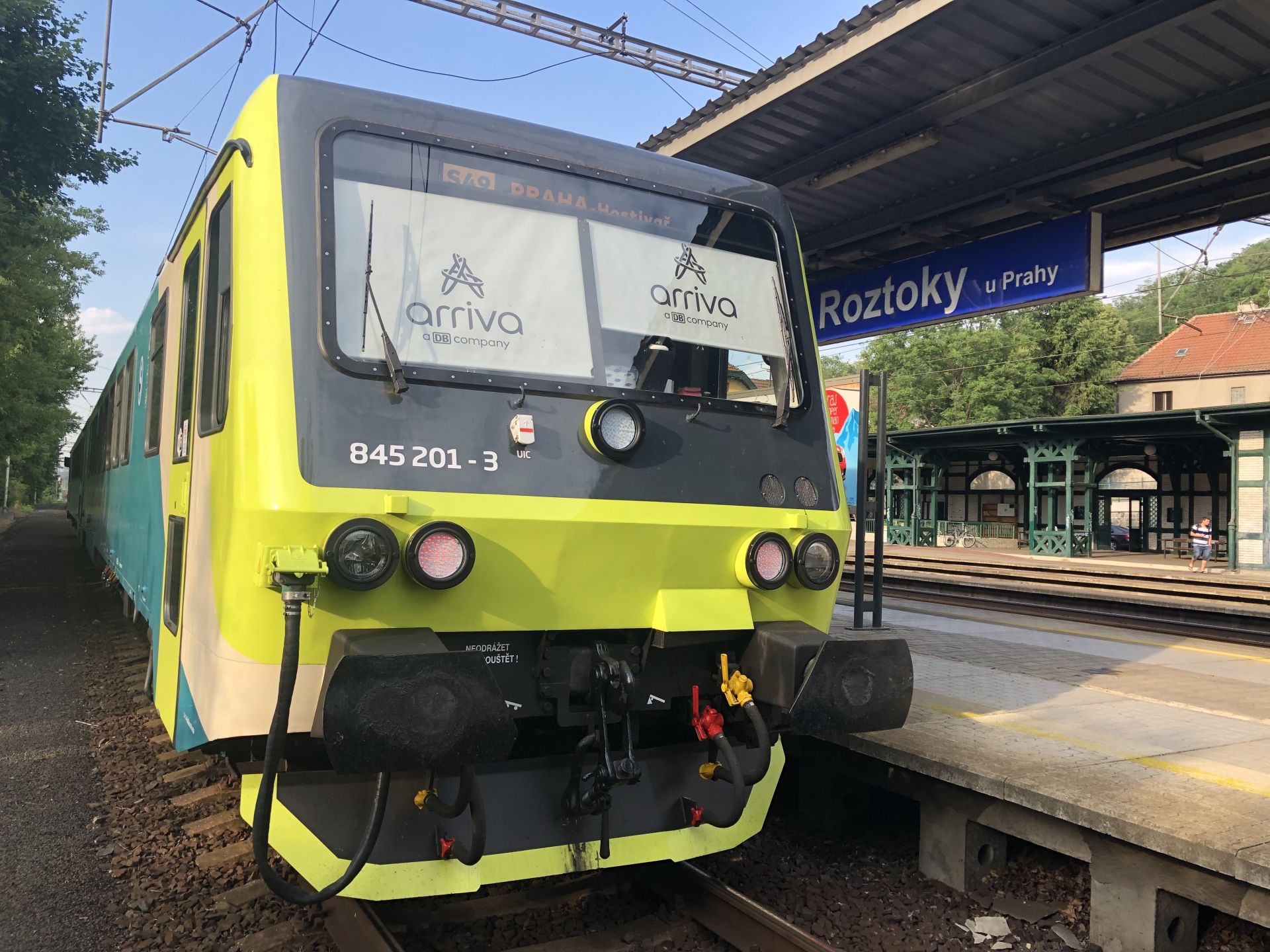 Jednotka 845.2. po modernizaci v barvách Arriva vlaky. Foto: Arriva