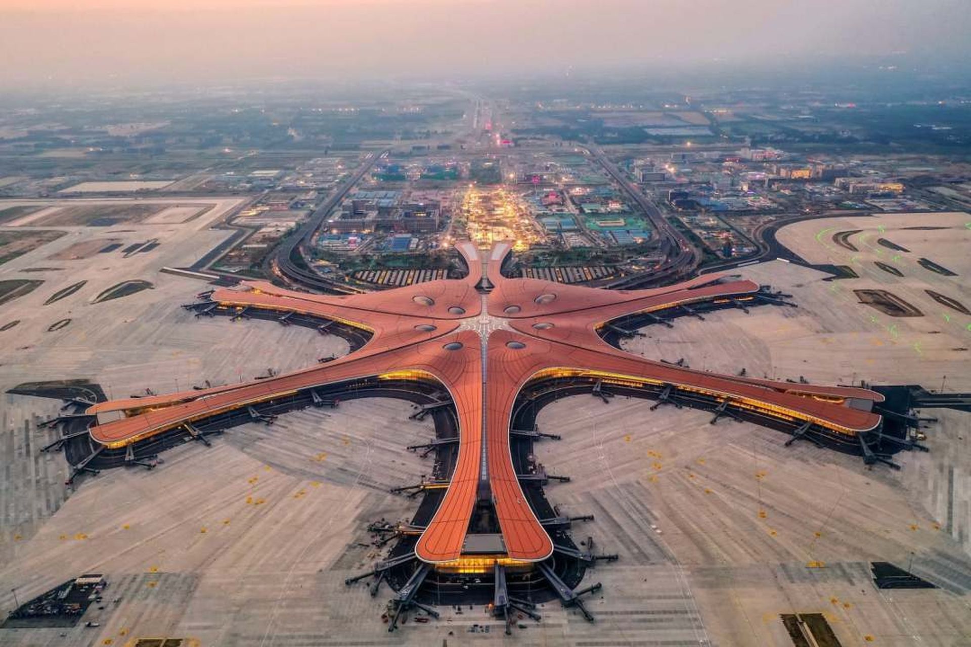 Nové letiště v Pekingu. Foto: Daxing International Airport