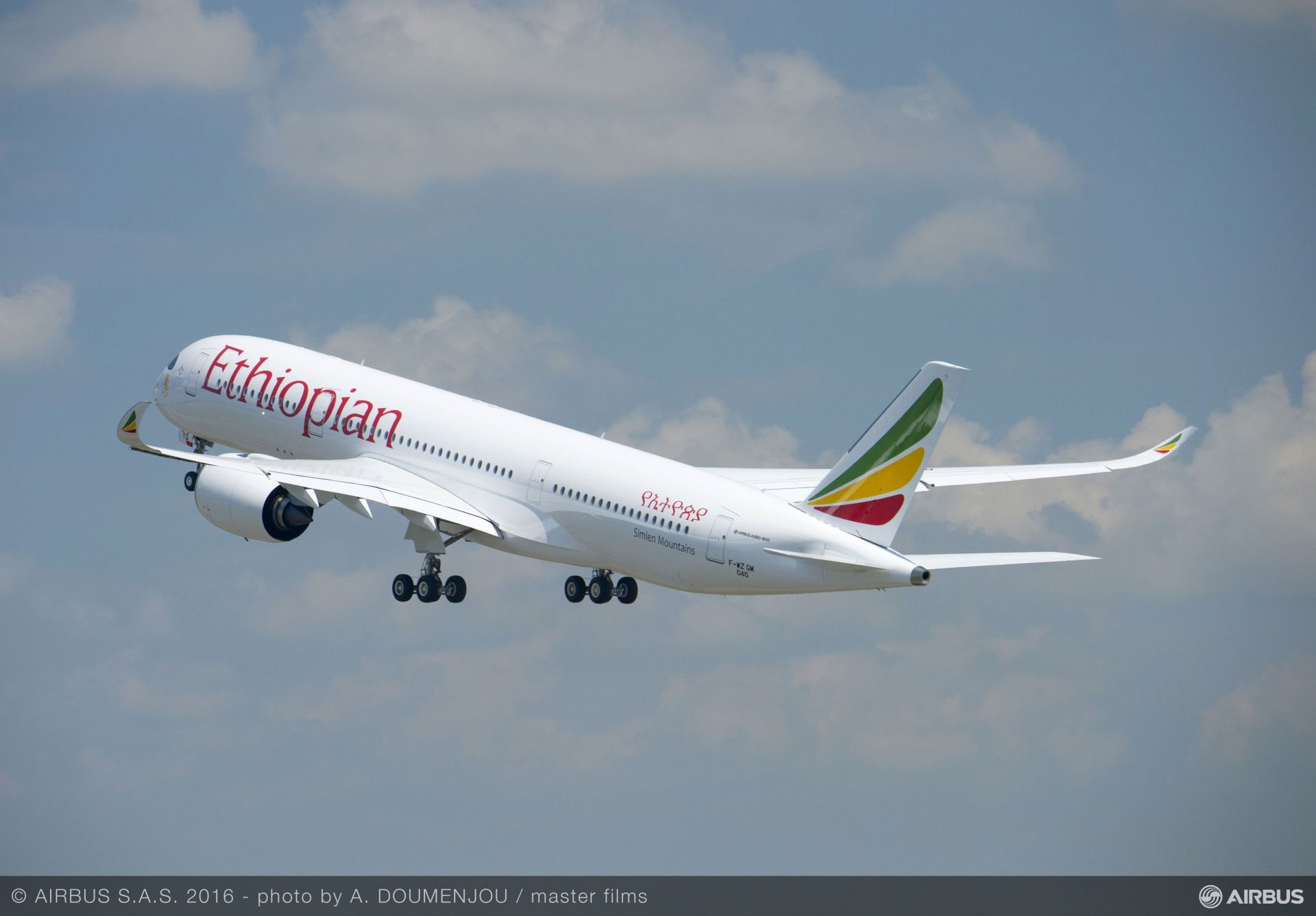 Airbus A350-900 společnosti Ethiopian Airlines. Foto: Airbus