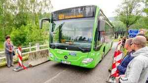 Autobus Mercedes Citaro společnosti ČSAD Slaný na lince z Litvínova do Olbernhau. Foto: Olbernhau.de