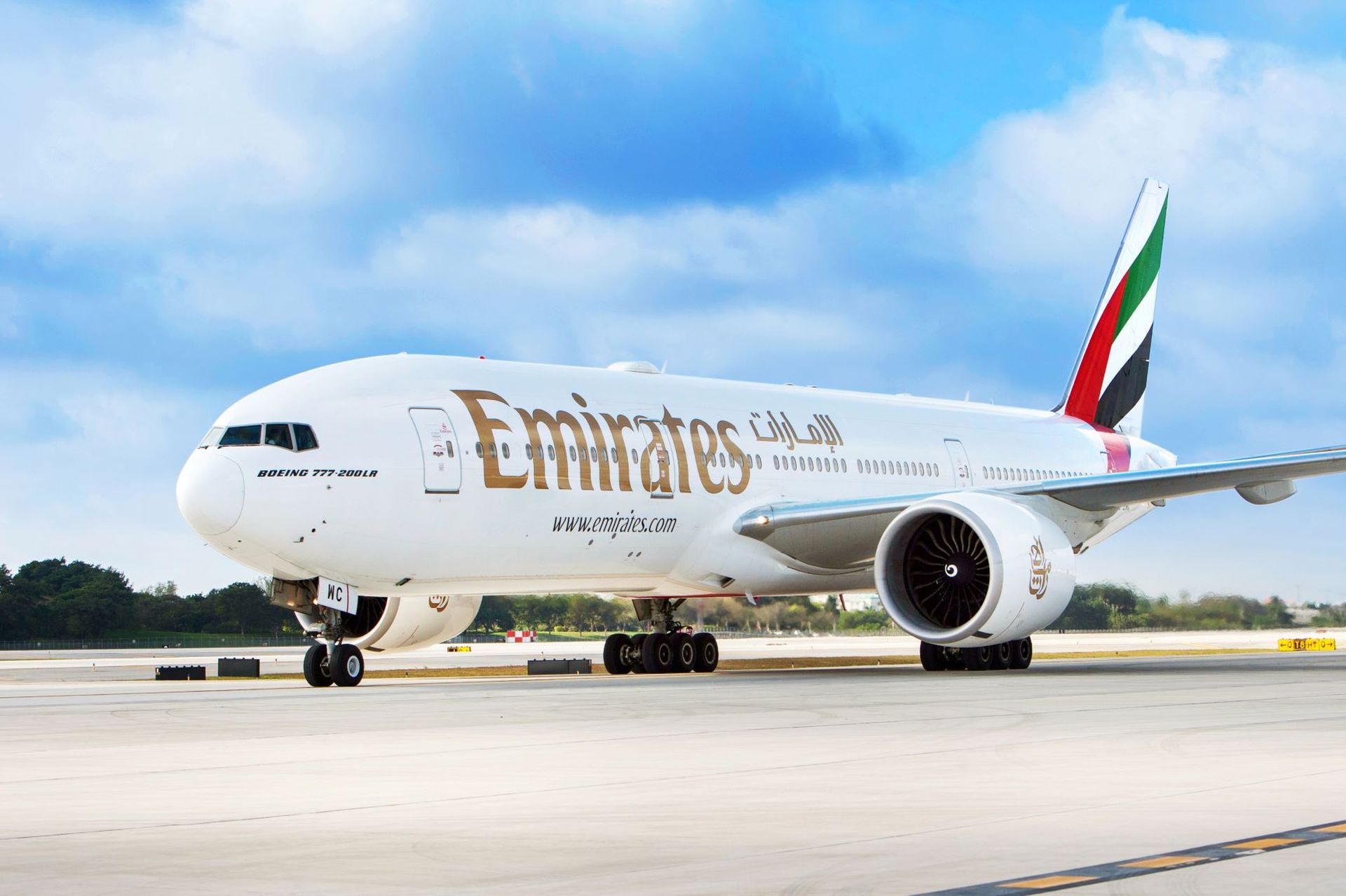 Boeing 777-200 LR společnosti Emirates. Foto: Emirates