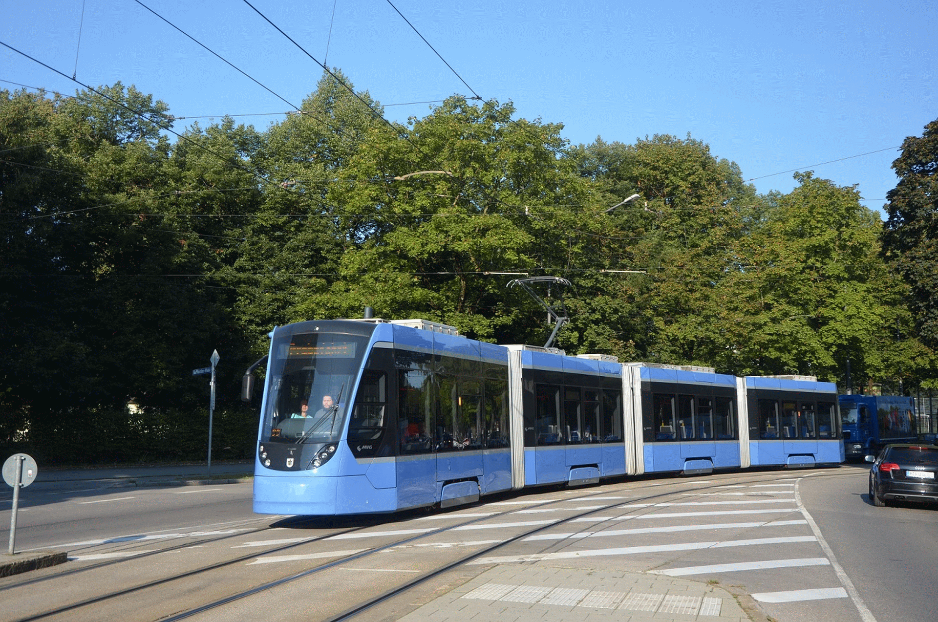 Tramvaj Siemens Avenio v Mnichově. Foto: Stadtwerke München