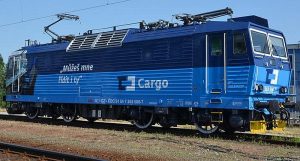 Lokomotiva 363 láká nové zaměstnance pro ČD Cargo. 
Pramen: ČD Cargo