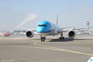 Přílet prvního Boeingu 787-10 v barvách KLM. Foto: KLM