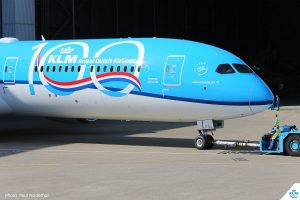 Přílet prvního Boeingu 787-10 v barvách KLM. Foto: KLM