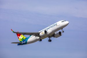 Airbus A320neo v barvách Air Seychelles. Pramen: Airbus