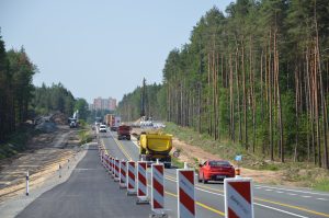 Modernizace silnice I/27 severně od Plzně, ilustrační foto. Pramen: ŘSD