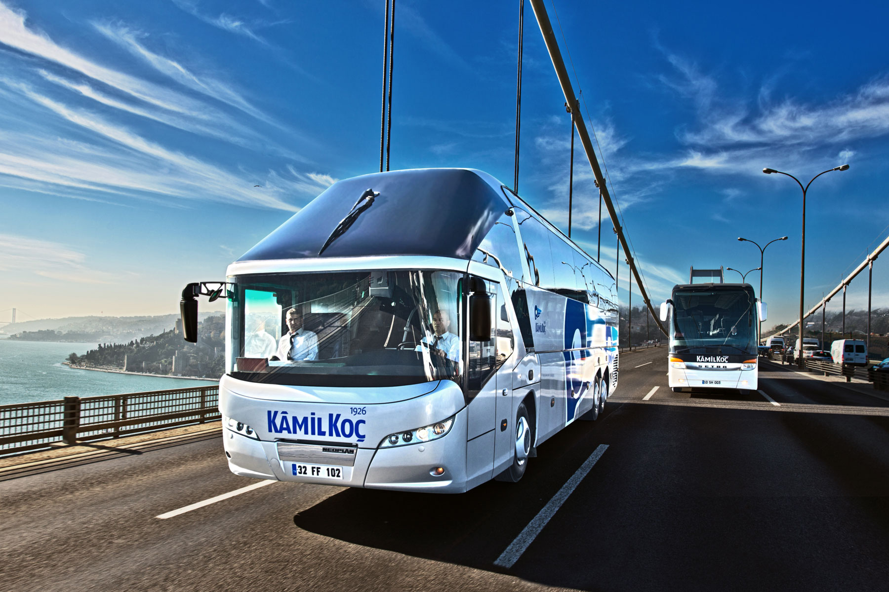 Autobus turecké společnosti Kamil Koç. Pramen: Actera Group