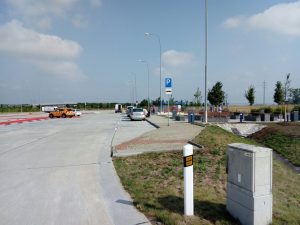 Odpočívka Kurovice na dálnici D55. Foto: ŘSD