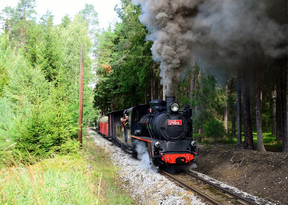 Lokomotiva U46.101 (polka) při zkoušce. Autor: Jan Píšala/JHMD