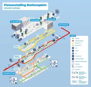 Plán podzemního parkoviště pro kola v Utrechtu. Foto: Utrecht.nl