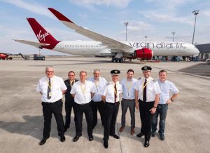 Převzetí prvního A350-1000 pro Virgin Atlantic. Foto: Virgin Atlantic