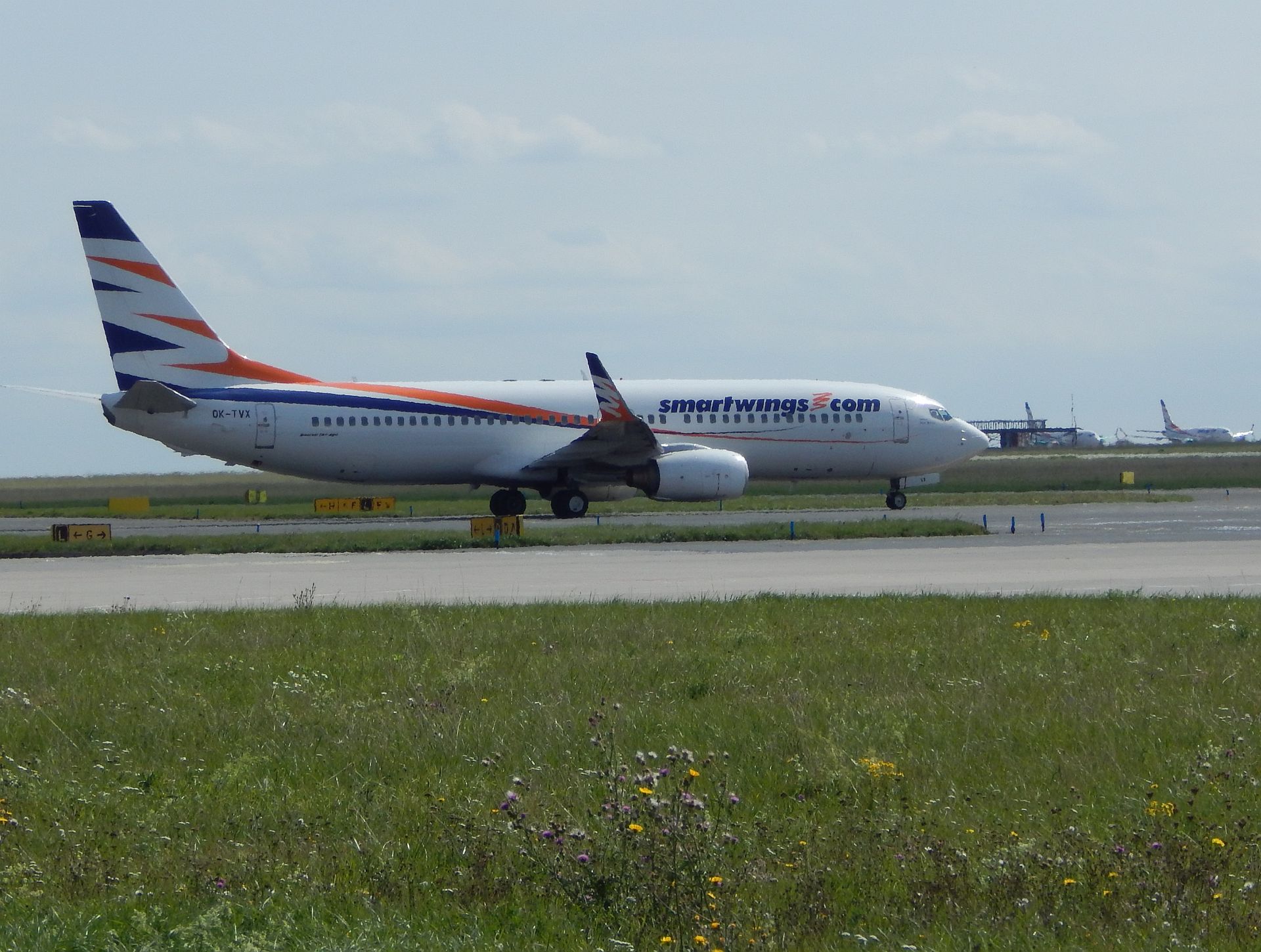 Letadlo Smartwings na pražském letišti. Autor: Zdopravy.cz/Jan Šindelář