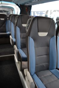 Interiér autobusu Scania Irizar i6 pro Arriva Express. Foto: Arriva