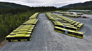 Část dodávky autobusů MAN Lion’s City pro provoz v norském Trondheimu. Foto: MAN