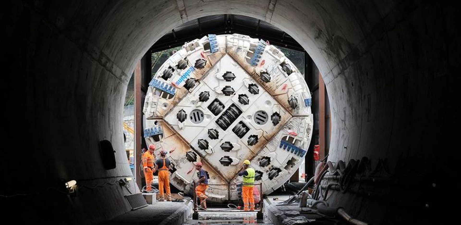 Proražení první části tunelu na nové vysokorychlostní trati Lyon - Turín. Foto: TELT