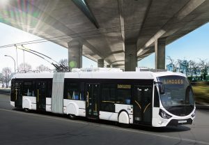 Trolejbus Iveco s výzbrojí Škoda pro město Limoges. Pramen: Škoda Electric