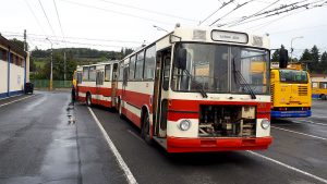 Trolejbus Škoda - Sanos ve Zlíně. Foto: DSZO