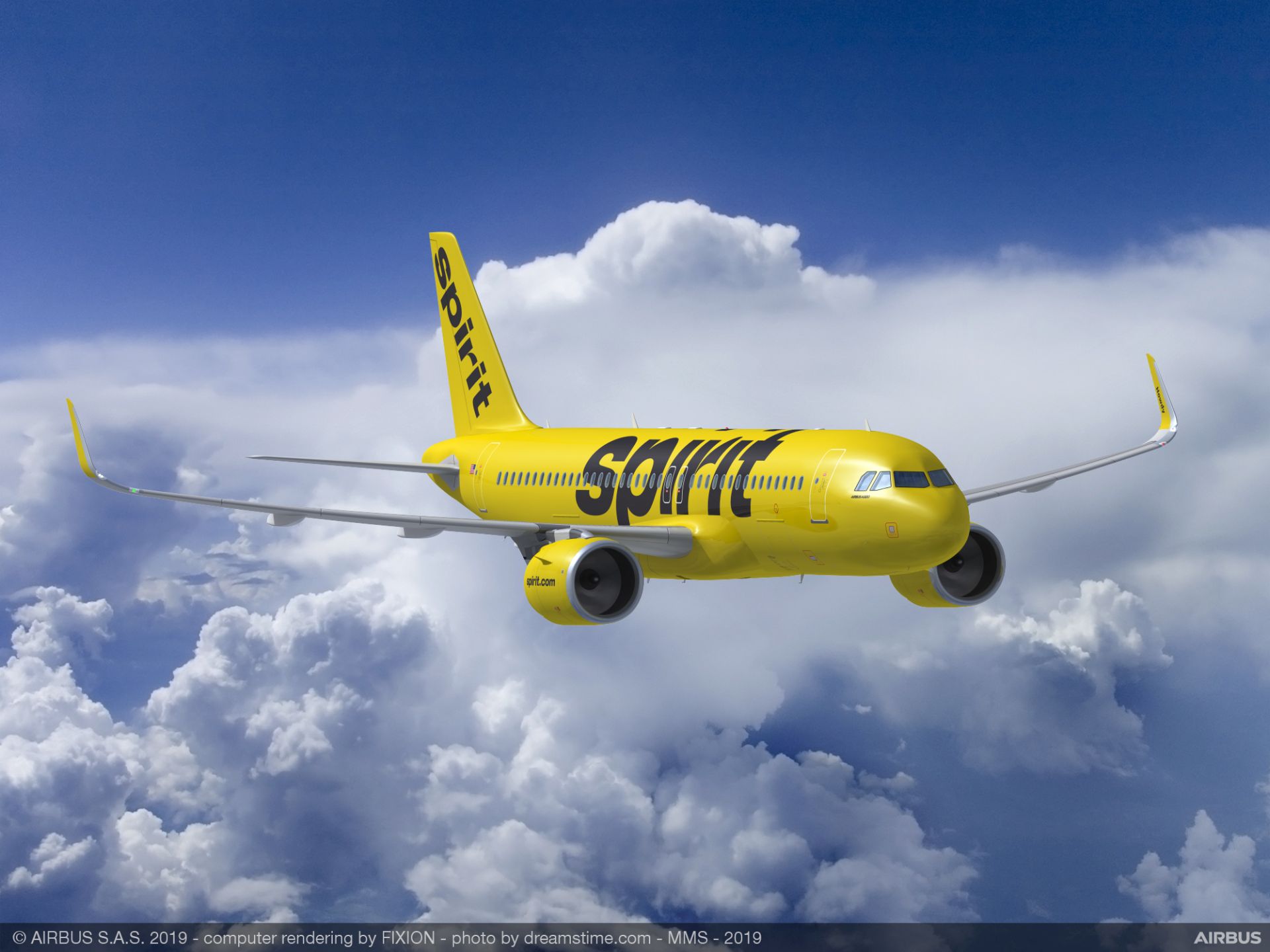 Airbus A320neo v barvách Spirit Airlines. Foto: Airbus