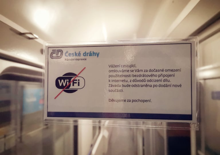 Informace pro cestující ve voze ČD