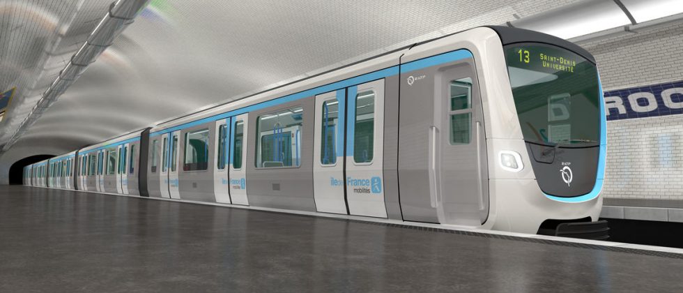 Nové vlaky pro pařížské metro, vizualizace. Pramen: Alstom