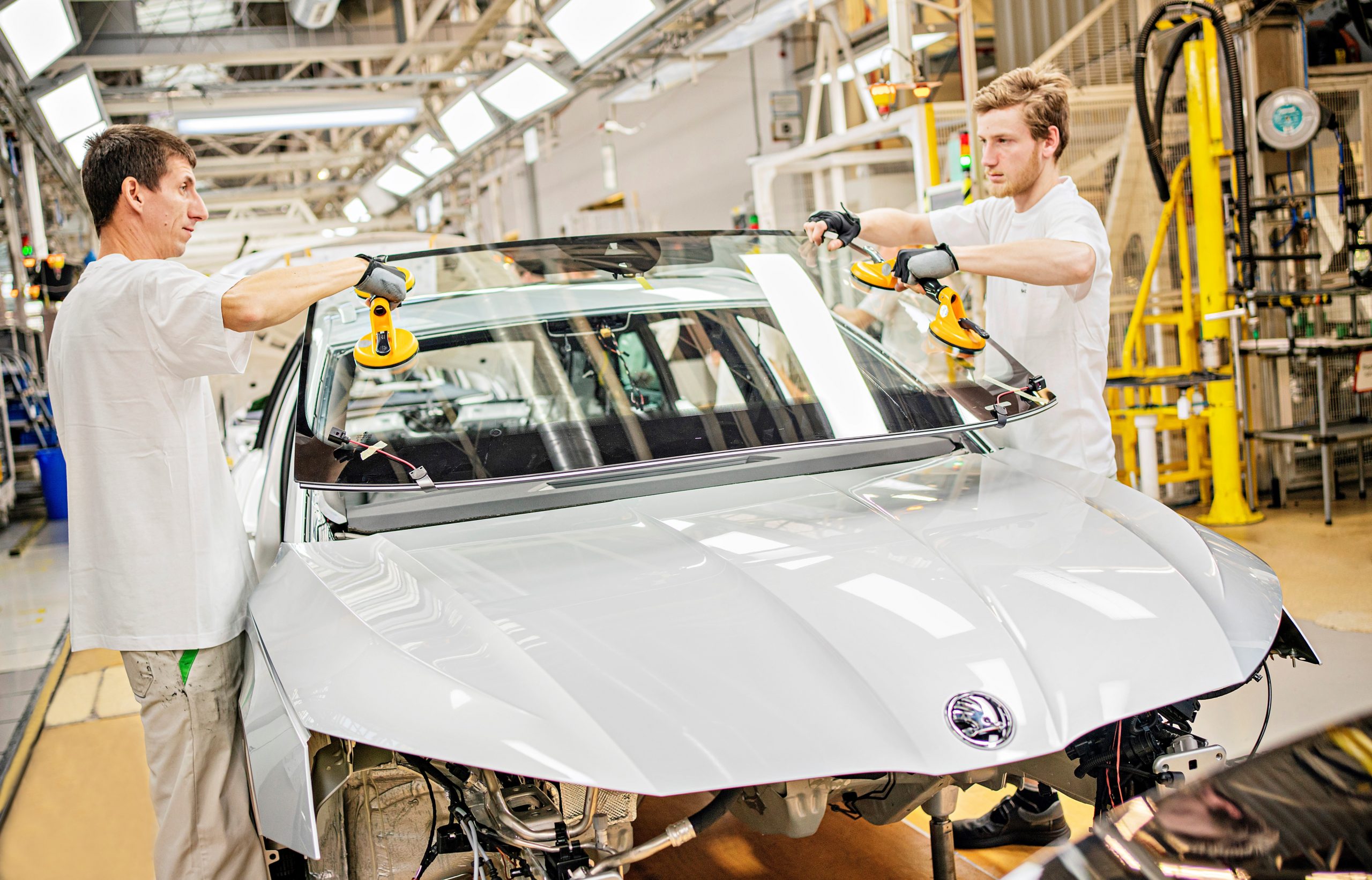 Sériová výroba nové generace vozu Škoda Octavia. Foto: Škoda Auto