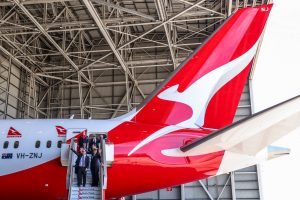 Posádka po příletu do Sydney. Foto: Qantas