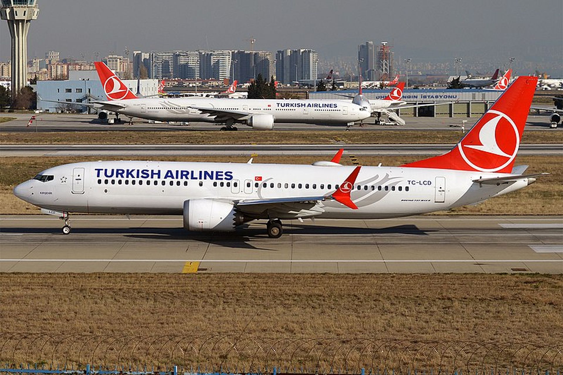 Boeing 737 MAX 8 v barvách Turkish Airlines. Foto: Anna Zvereva / Wikimedia Commons
