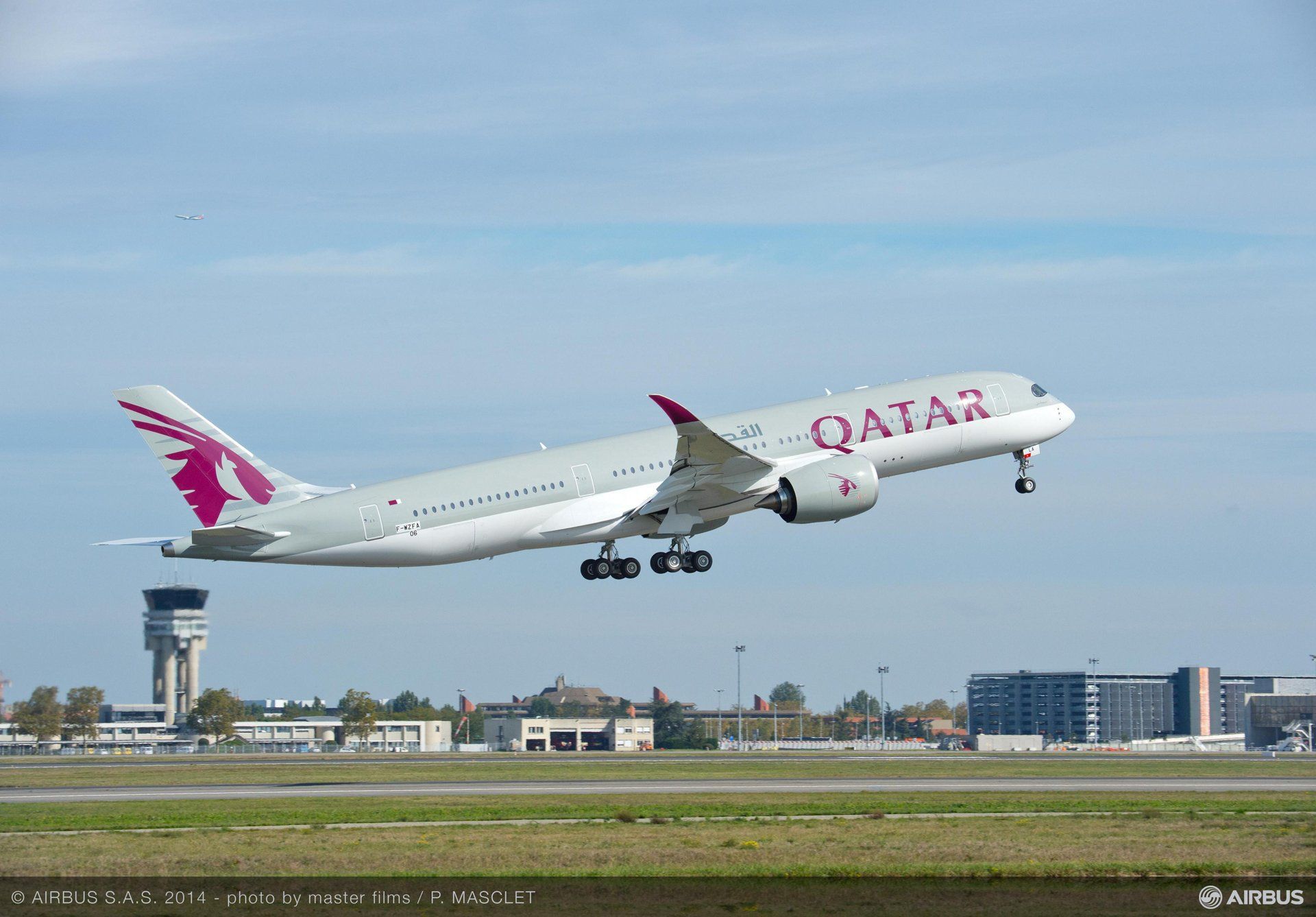 Airbus A350-900 v barvách Qatar Airways. Foto: Airbus