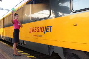 Vlak RegioJetu, ilustrační foto. Pramen: RegioJet