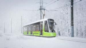 Vizualizace tramvaje Sinara - Škoda- Foto: Škoda Transportation