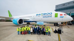 Předání prvního Boeingu 787-9 společnosti Bamboo Airways. Foto: Bamboo Airways