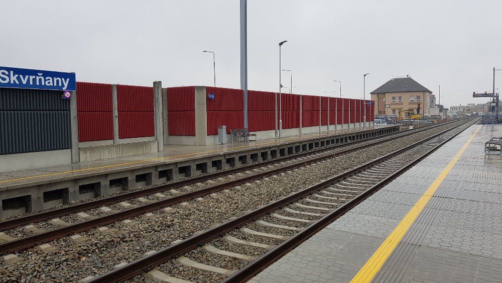 Nová zastávka Plzeň-Skvrňany. Autor: Swietelsky Rail