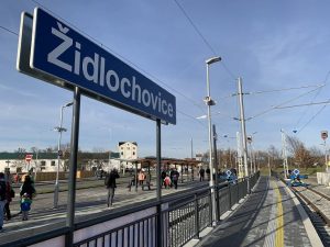 Železniční stanice Židlochovice. Foto: Juraj Kováč