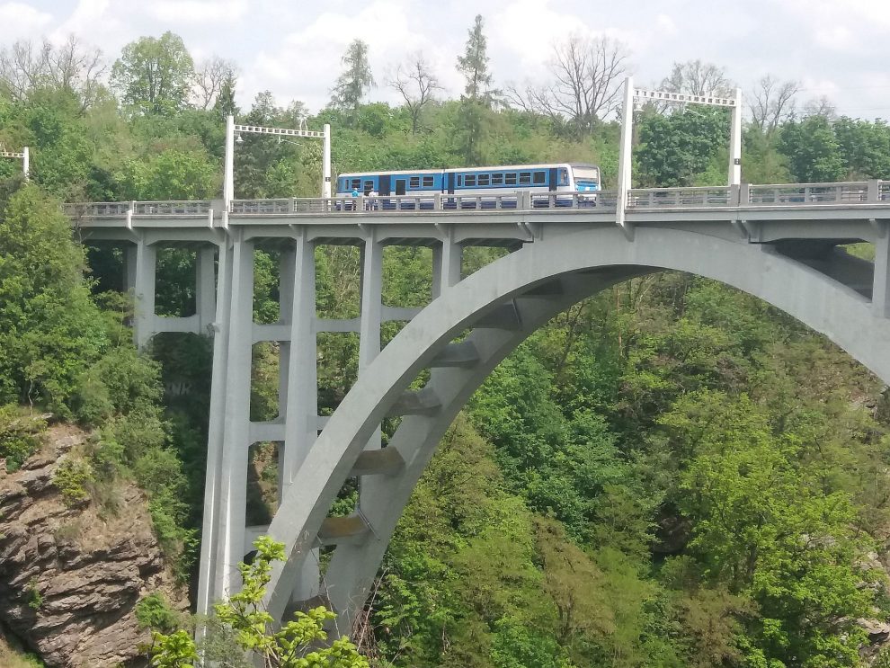 Trať Tábor - Bechyně, most Duha. Autor: Zdopravy.cz/Jan Šindelář